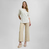 Blusa de lino manga larga
