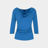 Top con escote drapeado