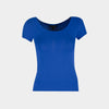 Top cuello redondo manga corta