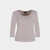 Top básico cuello redondo