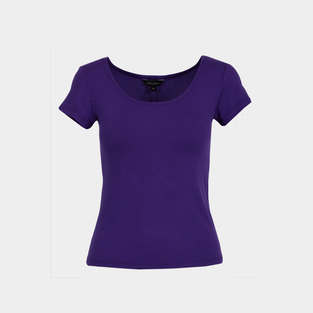 
                  
                    Top Cuello Redondo Manga Corta
                  
                