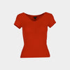 Top cuello v manga corta